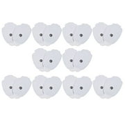 Tens Unit Patches Replacement Reusable 20 (10 Sets) Stick-on Pads - 510(k) Cleared - 5 Years Limited Warranty