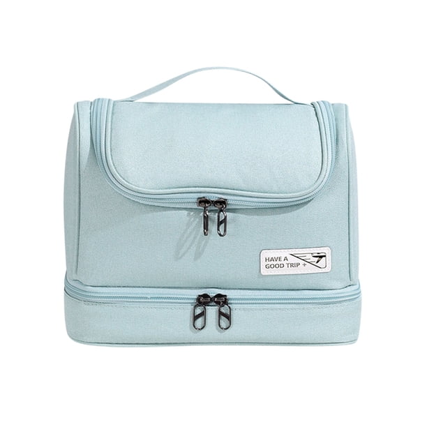 Fiudx Ofertas de la semana Bolsa de almacenamiento de separación seca y húmeda, bolsa de almacenamiento de artículos de tocador de viaje, bolsa de maquillaje portátil