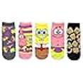 thumbnail image 3 of Hyp Spongebob Squarepants and Patrick Juniors/Womens 5 Pack Ankle Socks, 3 of 4