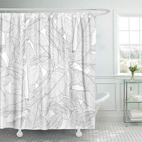 Lilymua White Fabric Bathroom Shower, Are Cloth Shower Curtains Waterproof