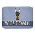 thumbnail image 1 of Carolines Treasures BB1431RUG Doberman Welcome Machine Washable Memory Foam Mat, 1 of 4
