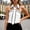 White, variant on Women'S T Shirts Unconventional Sleeveless Blouson Top For – Irregular Cut Shirt Collar Tee Bodice Modern Minimalist Design Lightweight Everyday Top White XL