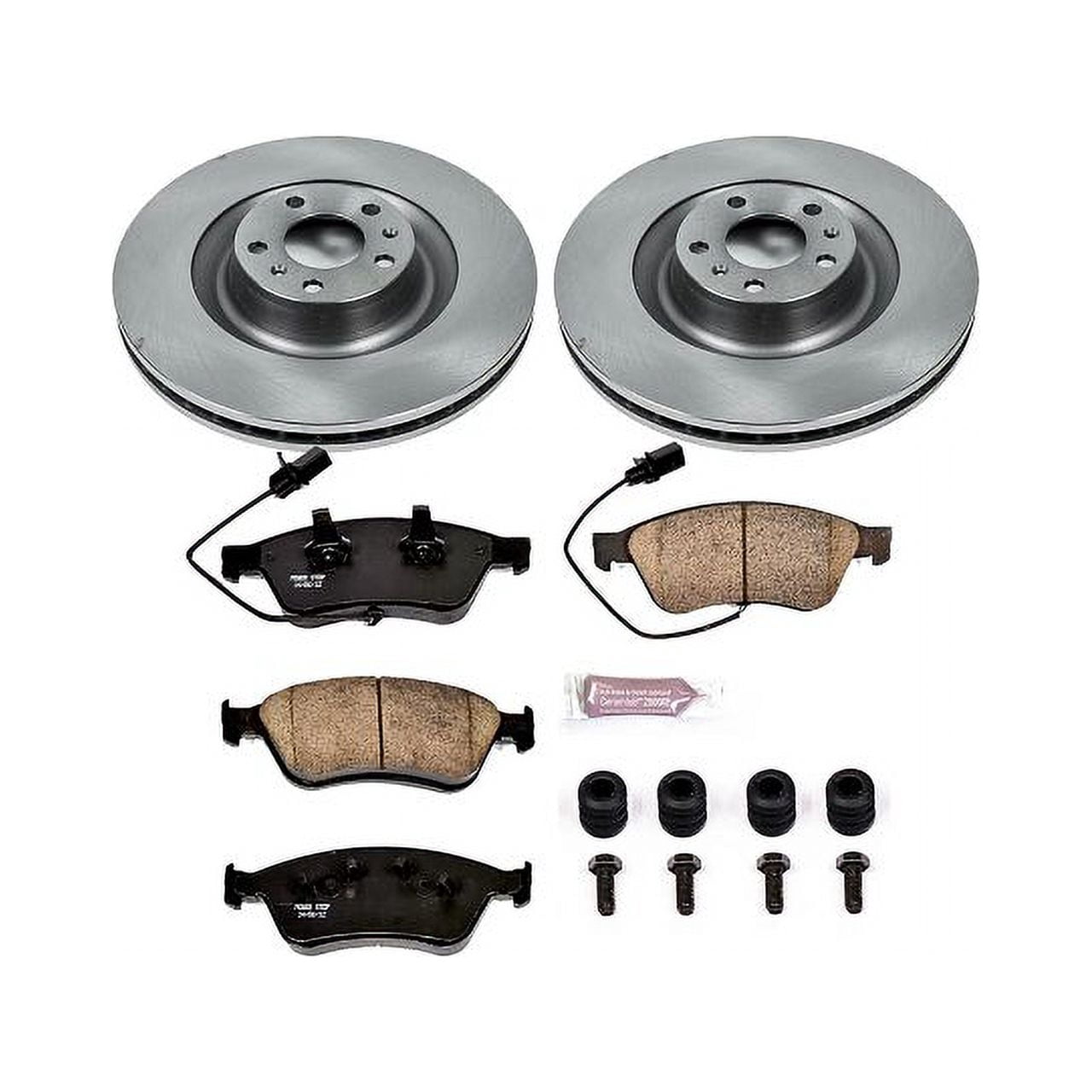 Power Stop Front Stock Replacement Brake Pad and Rotor Kit KOE4570