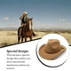 thumbnail image 4 of Sombreros de vaquero Sonducket gorras suaves y cómodas para hombre correas trenzadas gorra multifuncional ligera, 4 of 6