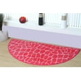 thumbnail image 2 of Furnish My Place Animal Print Rug - 42" x 84" Half Round, Crocodile Pink, Nylon Rug for Patio, Garden, Hallway, Living Room, 2 of 5