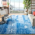 thumbnail image 2 of Safavieh Adirondack Collection ADR111F Moroccan Boho Distressed Non-Shedding Stain Resistant Living Room Bedroom Area Rug, 10' x 14', Silver / Blue, 2 of 4