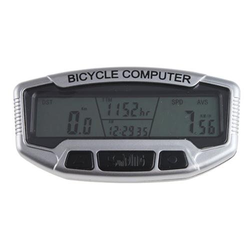 AGPtek LCD Bike Bicycle Multifunctional Digital Odometer Speedometer