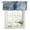 Blue, variant on Blue Abstract Art Window Valance for Kitchen Bathroom Laundry Room, 54 x 18 Inch Rod Pocket Short Curtain, 1 Panel