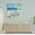 thumbnail image 2 of Stupell Industries 5pm Summer Beer Beach Chair Painting Gallery Wrapped Canvas Print Wall Art, Design by Paul Brent, 2 of 7