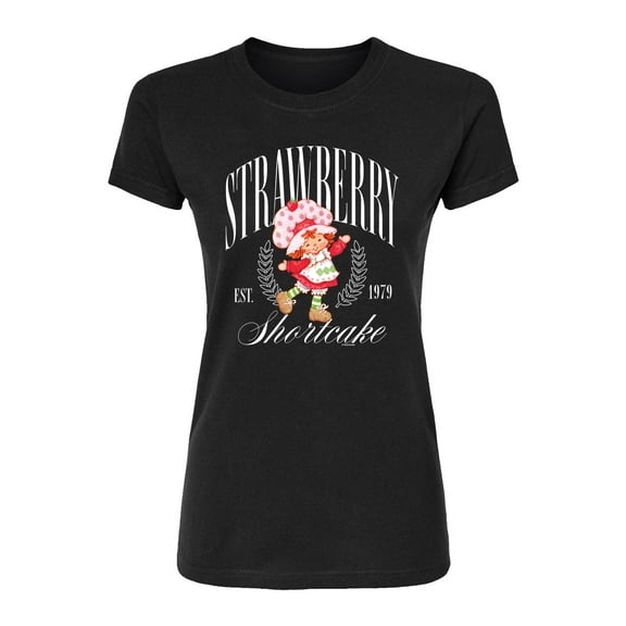 Strawberry Shortcake - Collegiate - Juniors Fitted Graphic T-Shirt