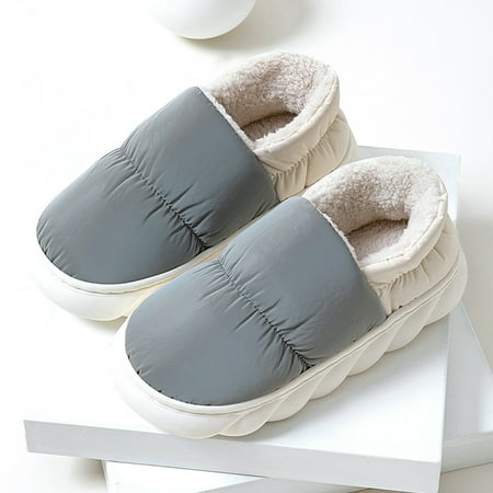 

Slippers Men Slippers Autumn And Winter Indoor Fashion Comfortable And Warm Thick Bottom Non Slip Color Matching