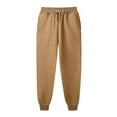 thumbnail image 5 of Pantalons de Survêtement pour Femmes avec Poches Bas Resserré à Cordon Jambe Droite Pantalons de Survêtement Confortables 2023 Pantalons Amples en Coton Jogger Noir 2TG, 5 of 5