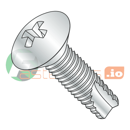 

6-32 x 1/2 Type 23 Thread Cutting Screws / Phillips / Oval Head / Steel / Zinc (Quantity: 10 000 pcs)