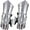 Silver Knights Field, variant on Armory Replicas Medieval Gauntlets Collection for Knights and Enthusiasts - Armored, Milanese, Crusader Hourglass & More