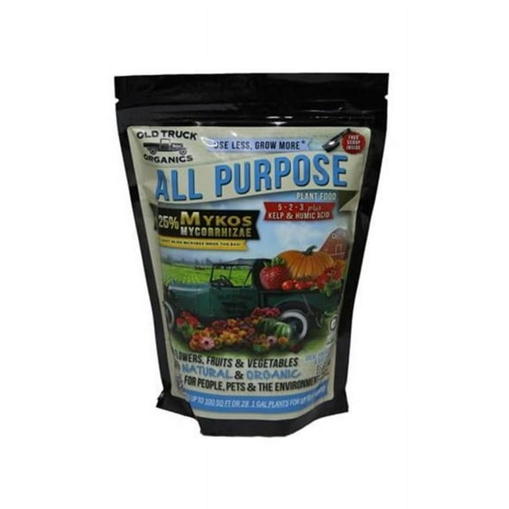 Old Truck Organics All-Purpose Organic Fertilizer w/ MYKOS Mycorrhizae, 2.2#