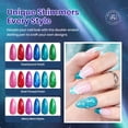 thumbnail image 3 of Set de esmaltes de uñas Beetles Pearl Gel 6 colores Mystic Flow Swirl, 3 of 7