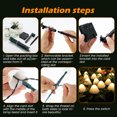 thumbnail image 5 of Cadena de luces de setas con energía solar para exteriores, resistente al agua, seta solar, camino de luz, patio, jardín, decoración de luz (6,5 M, 30 LED) JFHHH pequeña, 5 of 5