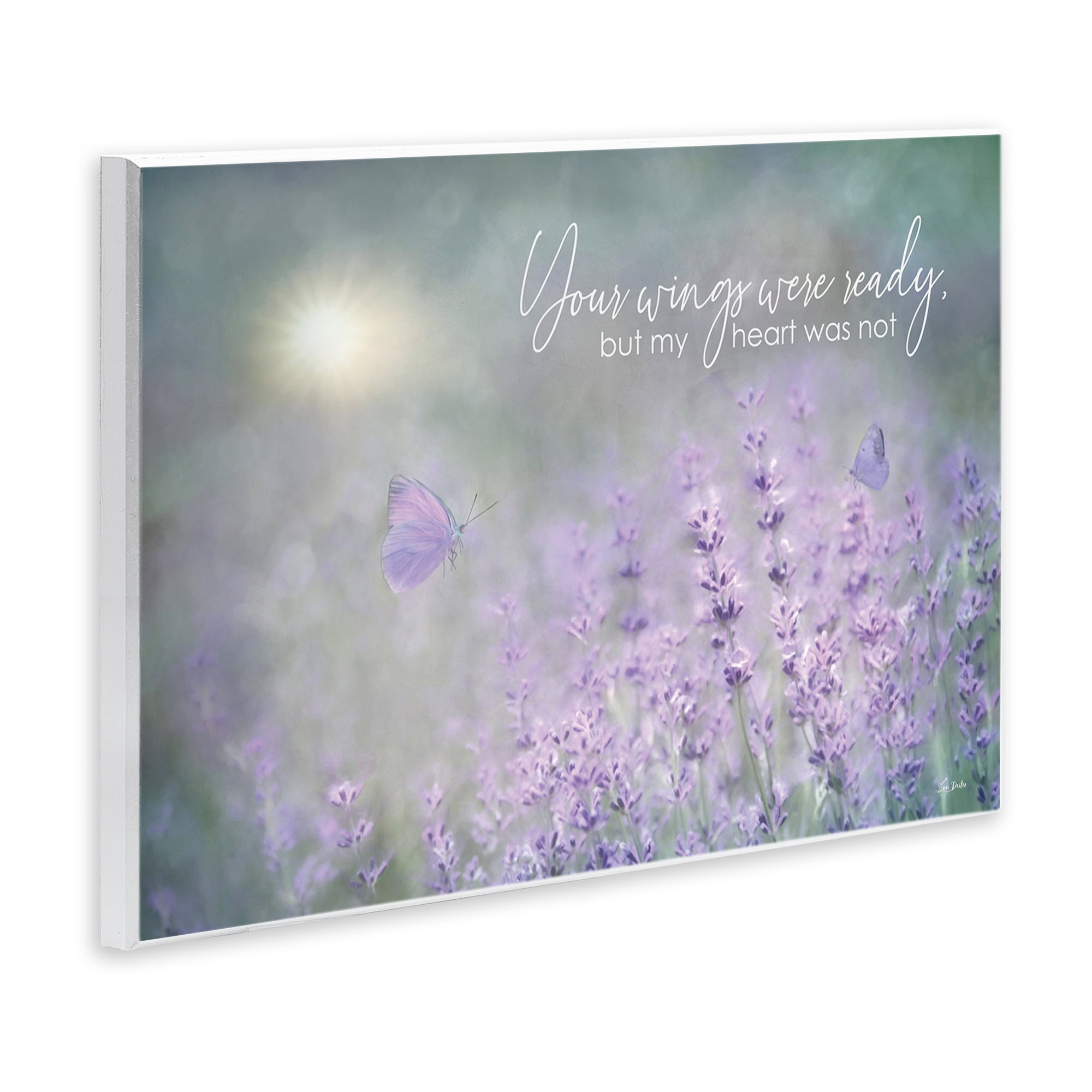 Stupell Industries Floral Grief Quote Plants & Flowers Painting Unframed Art Print Wall Art, 19 x 13