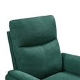 thumbnail image 2 of Spaco Electric Recliner Chair, Swivel Push Back Recliner for Living Room, Bed Room, Anti-Slip Fitted Furniture Protector, Green, 2 of 5
