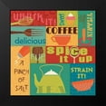thumbnail image 2 of Pela Studio 12x12 Black Modern Framed Museum Art Print Titled - Kitchen It I, 2 of 5
