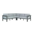thumbnail image 2 of Sardinia Aluminum Frame Outdoor Sectional Sofa - Gray, 2 of 5