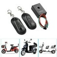 thumbnail image 4 of E-Bike Alarm System 36V 48V 60V 72V with Dual Switch for Electric Bicycle Scooter Brushless Controller,1 x Alarm System 2 x Remote control 1 x wiring harness,Black, 4 of 7