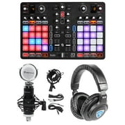 Hercules P32 DJ USB MIDI Mixing DJ Controller Interface w/32-Pads+Headphones+Mic