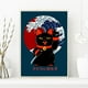 thumbnail image 5 of Póster retro japonés Ukiyoe, ola de Kanagawa, cartel de piratas de One Piece, Koi Cat Samurai, pintura en lienzo, impresiones artísticas, decoración de pared para el hogar, 5 of 5
