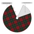 thumbnail image 4 of Faldas para árbol de Navidad a cuadros de 30 pulgadas, gruesas, para decoración navideña de invierno, para árbol de Navidad, 4 of 8