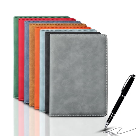 FEOLGEHLY Business A5 Notebook Notebooks For Work Travel Notebook College Ruled Notebook Journaling Notebooks Work Notebook for Women Men 200 Pages Thick Paper 8.3 x 5.9 in (Light Blue)