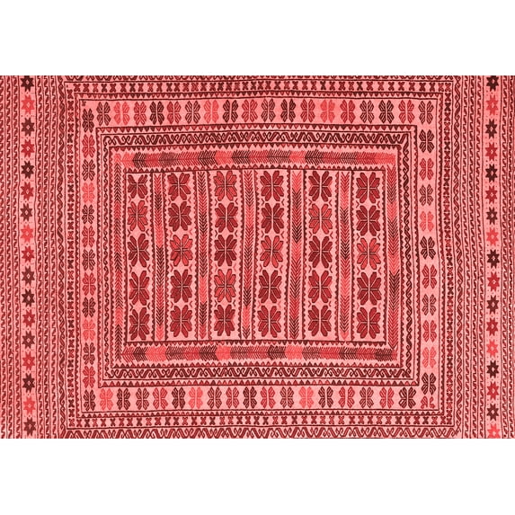 Ahgly Company Indoor Rectangle Southwestern Red Country Area Rugs, 5' x 8'