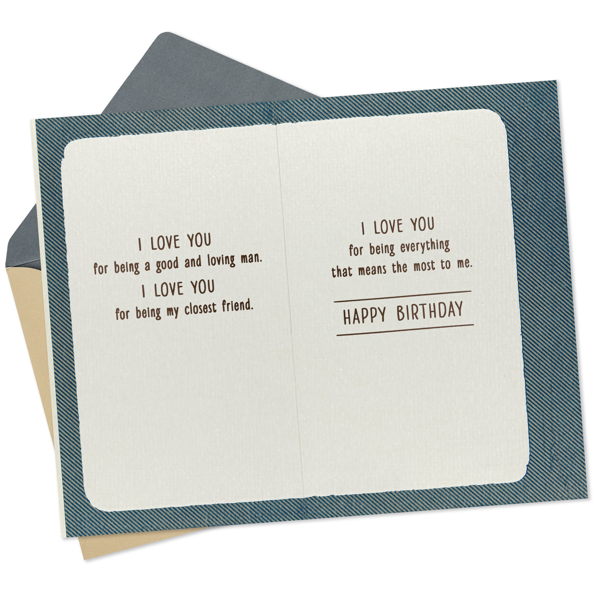 Hallmark Romantic Birthday Card for Him (You Share So Much)