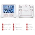 thumbnail image 3 of Indoor Thermometer,Digital Hygrometer,Room Thermometer With Air Comfort Icon, High-Precision Temperature And Humidity Monitor With Backlight Are Applicable To Families Offices Baby Rooms White, 3 of 10