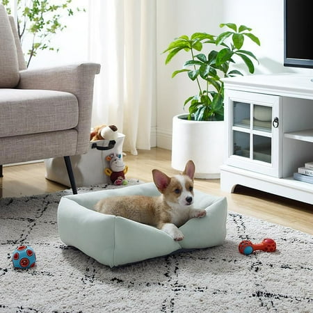 UPC: 0850018680479 | Ellie – Machine washable Small Light Blue Dog Bed