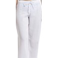 thumbnail image 4 of J & Ce Pantalon de Plage et de Pyjama en Gaze de Coton pour Femmes (Blanc, Grand), 4 of 4