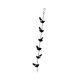 thumbnail image 5 of Cadenas de lluvia para pájaros para canaletas, toldos, techos, exhibición de patio exterior para desviar agua Longitud 80cm, 5 of 8