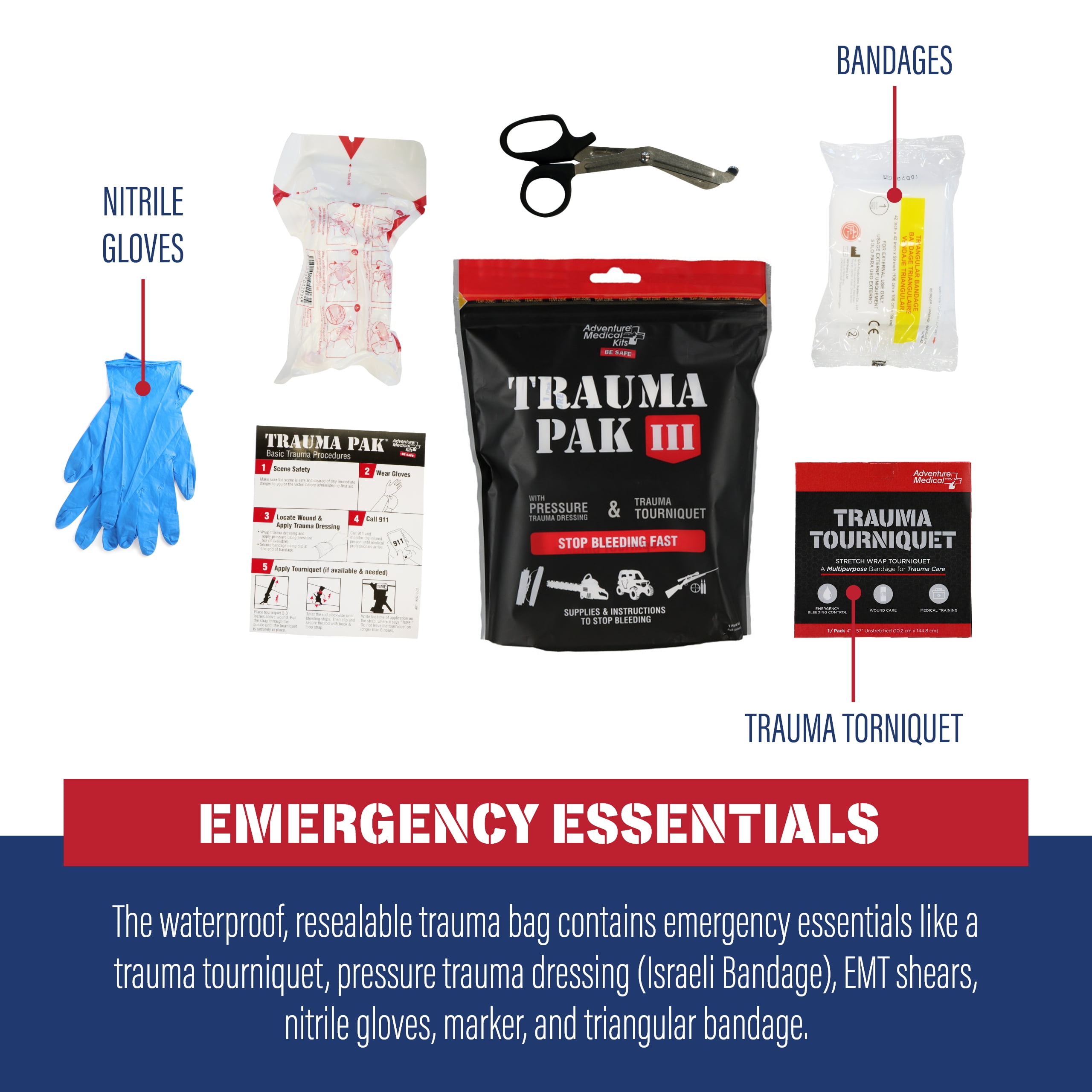 Adventure Medical Kits Trauma Pak III