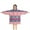 Pink And Teal, variant on Purple Geometric Quatrefoil Pattern Blanket Hoodies for Kids 6-13YR Oversize Wearable Blanket Hoodies for Boys Girls Teens