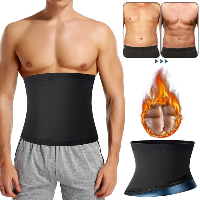Sauna Body Shaper Fitness Sweat Trimmer Belt Hombres miss moly miss moly