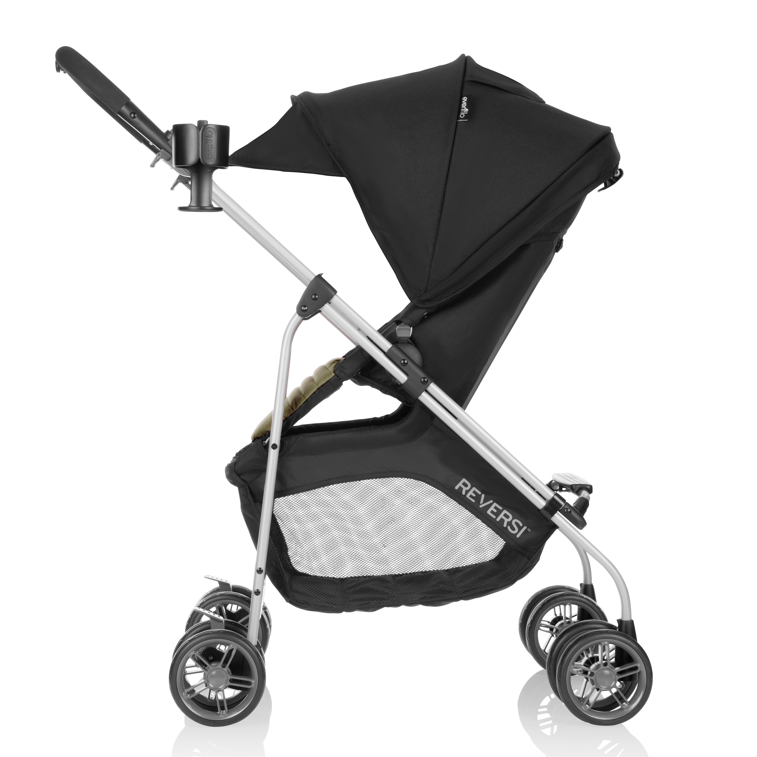 Evenflo Reversi Reversible Stroller, Lightweight, Green/Black photo 8