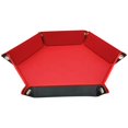 thumbnail image 1 of Square/Hexagonal Tray Bar Nightclub Game Board Folding PU Leather Plate Desktop Storage Box, 1 of 9