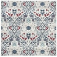 thumbnail image 3 of SAFAVIEH Brentwood Rudolf Southwestern Area Rug, Navy/Gray, 6'7" x 6'7" Square, 3 of 11