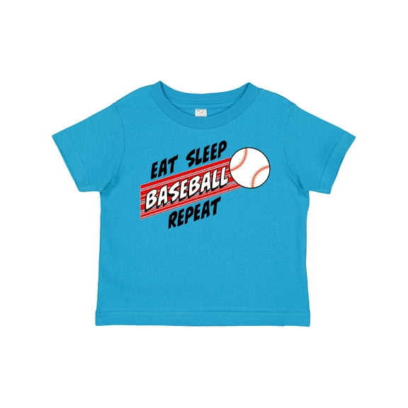 Inktastic Eat, Sleep, Baseball, Repeat Boys or Girls Toddler T-Shirt