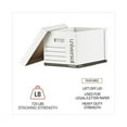thumbnail image 6 of Heavy-Duty Fast Assembly Lift-Off Lid Storage Box, Letter/legal Files, White, 12/carton | Bundle of 5 Cartons, 6 of 7