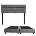 thumbnail image 1 of Base de Cama King Size Dicasa Cabecera Logan Gris Plomo, 1 of 7