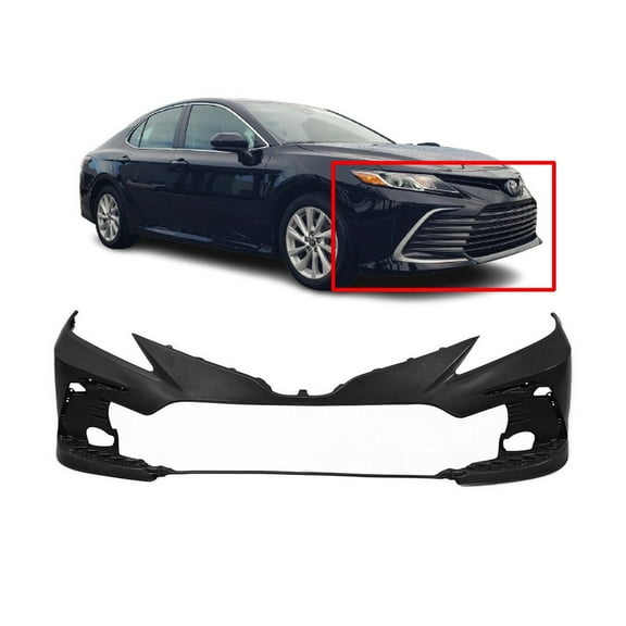 DCP Front Bumper Cover For 2021-2023 Toyota Camry LE/XLE Primed TO1000466