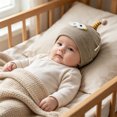 thumbnail image 6 of Hessimy Baby Ribbed Knit Beanie with Single Pom Antenna and Googly Eyes,Cute Winter Warm Hat, 6 of 9