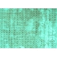 thumbnail image 1 of Ahgly Company Machine Washable Indoor Rectangle Persian Turquoise Blue Traditional Area Rugs, 4' x 6', 1 of 4