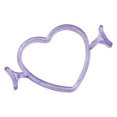 thumbnail image 2 of Sello De Moldes De Sellos Moldes de sellos para decoración de sellos, moldes para anillos para invitaciones (corazón morado de 3 cm) Ndcxsfigh Libre de BPA, 2 of 7