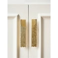thumbnail image 3 of 1pcs Unique Lines Satin Brass Handle Closet Wardrobe Door Cabinet Handle Drawer Bathroom Cabinet, 3 of 6
